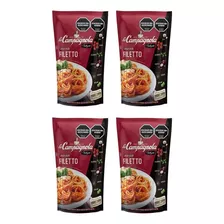 Pack X4 Salsa Filetto Salsati La Campagnola Doypack 340 G