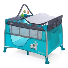 Cuna Plegable Practicuna Cambiador Felcraft Sleepy Agua 