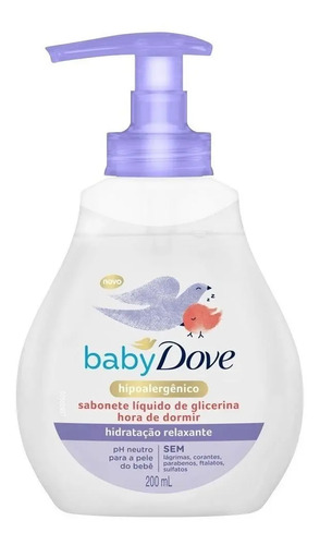 Sabonete Líquido Dove Baby Hora De Dormir 200ml