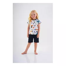 Pijama Blusa E Short Natal Infantil Up Baby