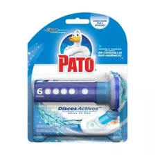 3 Pz Gel Limpiador Para Sanitarios Pato Discos Activos Brisa