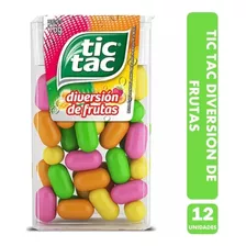 Caramelo Tic Tac Diversión De Frutas X12 