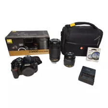 Nikon D3400 Kit 18-55 E 70-300, Polarizador E Bolsa