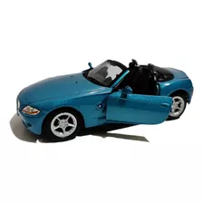 Auto De Metal Convertible Bmw Z4 Escala 1/36 De 12 X 5.5 Cm