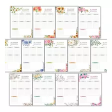 Set Planner Semanal Para Imprimir Diseño Floral