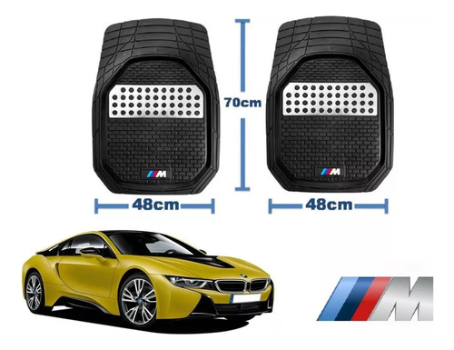 Tapetes 4pz Bandeja 3d Logo M-series Bmw I8 2014 A 2020 Foto 5