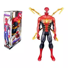 Boneco Homem Aranha C/ Garras 30cm Articulado Som Acende Luz