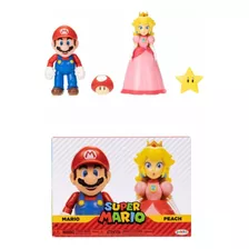 Figuras Súper Mario Bros Y Princesa Peach Original 