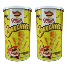 Salgadinho Mister Potato Cruncheez Sabor Queijo Kit 2 X 120g