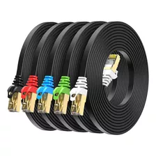 Cable Ethernet Cat8 Busohe, Paquete De 5 Pies, Multicolor, C