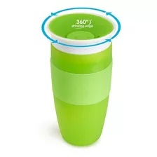 Copo De Treinamento 360 (miracle Cup) Verde 414ml - Munchkin Liso
