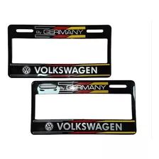 Portaplaca Decorado Ancho Plástico Par Volkswagen Varios