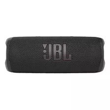 Caixa De Som Jbl Flip 6 Portátil Bluetooth À Prova D'água Cor Preto