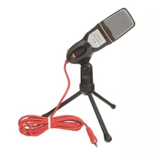 Microfono Condensador Omnidireccional Negro Sf 666