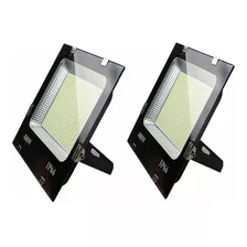 Pack 2 Foco 400w Reflector Led Luz Exterior Ip66 Montable