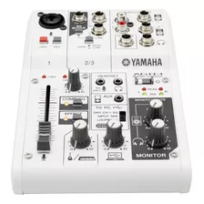 Yamaha Ag03 Mixer 3 Canales Interfase Usb Fx Para Streaming