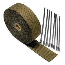 Fita Termotape Térmica Titanium 10 Metros + 08 Zip Tie