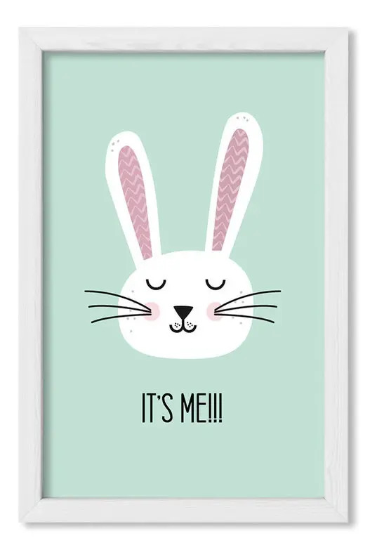 Cuadros Infantiles 20x30 Chato Blanco Its Me Blanco