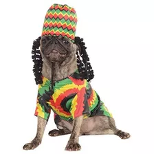 Disfraz De Rasta Para Perro Grande