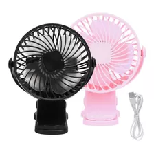 Mini Ventilador Usb Con Clip Recarg Hélice 10cm W-06 Circuit