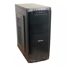 Gabinete Solarmax Cm-5832 Atx C/ Fuente 600w Y Accesorios Color Negro