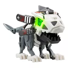 Robô Transformers Em Dinossauro Anda E Se Mexe Com Luz Sons