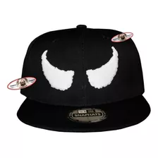 1 Gorra Venom Marvel Spiderman Pelicula Plana Snapback