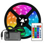 Fita Led Rgb 5050 Rolo 5m + Controle + Fonte 127/220v
