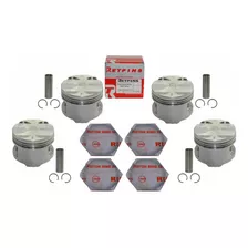 Kit Com 4 Pistão E Aneis Honda Cbx 750 1,00 Marca: Retpins