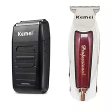 Kit De Kemei 9163 Acabamento Premium + Shaver Profissional.*
