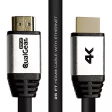 Qualgear High Speed Long Hdmi 2.0 Cable With Ethernet (25