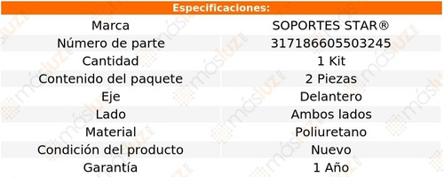 Pack Topes Amortiguador Del Windstar V6 3.8l 96/03 S Star Foto 2