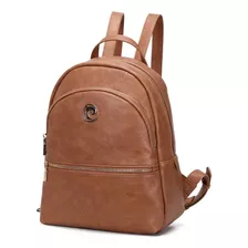 Mochila Dama Pierre Cardin 13 Pulgds Pu 21847 Color Suela Diseño De La Tela Lisa