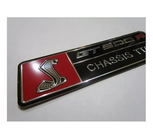 Emblema Calcomania Metalica Ford Mustang Shelby Gt500 Gt 500 Foto 2