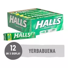 Halls Hierba Buena Display 12*9 Caramelos (2 Caja)-super