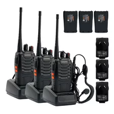 Handy Gadnic Wk99u Kit X3 5w 16ch Uhf Hasta 10km + Manos Libres