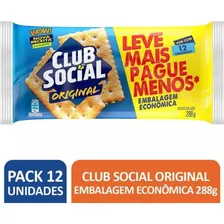 Biscoito Salgado Original Club Social Pacote Economico