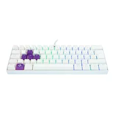 Teclado Mecanico Munfrost Light Moon Blanco Switch Blue