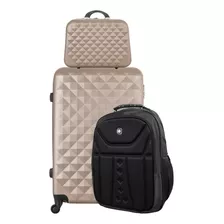 Mala Com Rodinhas 360 Despacho De Viagem 32kg Necessaire M