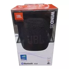 Parlante Jbl Wind 3s Portátil Para Bicicletas Bluetooth 5.0 Color Negro