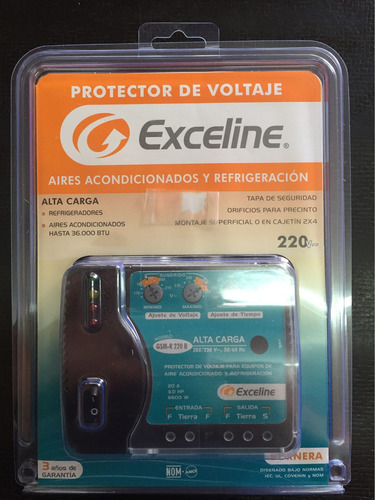 Exceline Protector Para A/a Y Refrigeración En 220v