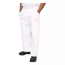 Calça Em Oxford Uniforme Açougue Cozinha Limpeza Com Bolsos