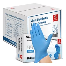 Schneider Guantes Desechables De Vinilo Sinttico, Sin Ltex, 