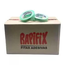 Fita Crepe Automotiva 18x40 Rapifix Verde Caixa Com 66 Rolos