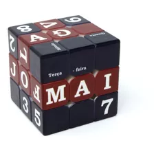 Cubo Calendário - Cubo Mágico Profissional Personalizado