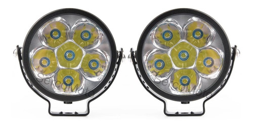 Kit Faros Auxiliares Led Sercomoto Sm6121sd Con Smart Dimmer Foto 8