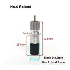 2 Kits Suporte Em Metal Para Plotter Roland Lâmina De 2mm