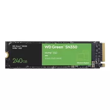 Disco Solido Ssd M2 Nvme 240gb Western Digital Green Sn350