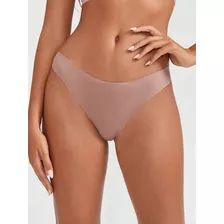 Shein - Panty Invisible Unicolor, Brazilian - Ropa Interior