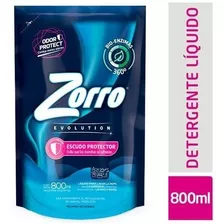 Jabón Liquido P/ropa Evolution Escudo Protector Zorro X800ml